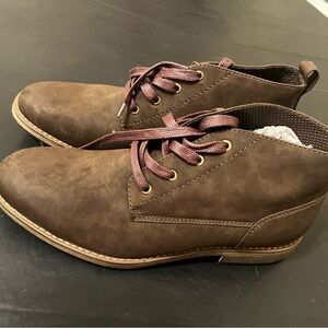 Perry Ellis Dark Brown Chukka Boots